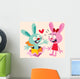 bunnies in love Wall Decal