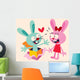 bunnies in love Wall Decal