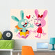 bunnies in love Wall Decal