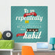 Quote, inspirational poster, typographical background, vector 