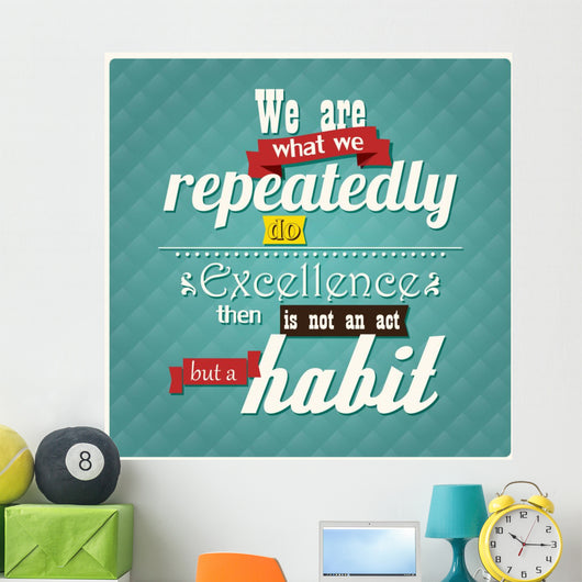 Quote, inspirational poster, typographical background, vector 