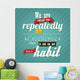 Quote, inspirational poster, typographical background, vector 