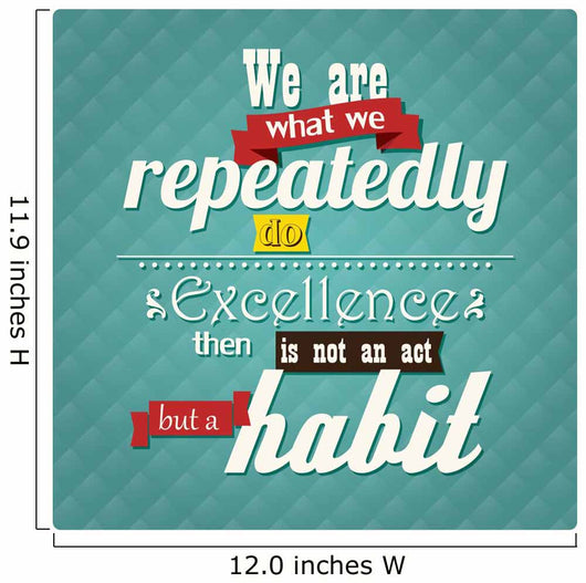 Quote, inspirational poster, typographical background, vector 