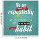 Quote, inspirational poster, typographical background, vector 