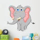 Cute Elephant Wall Decal