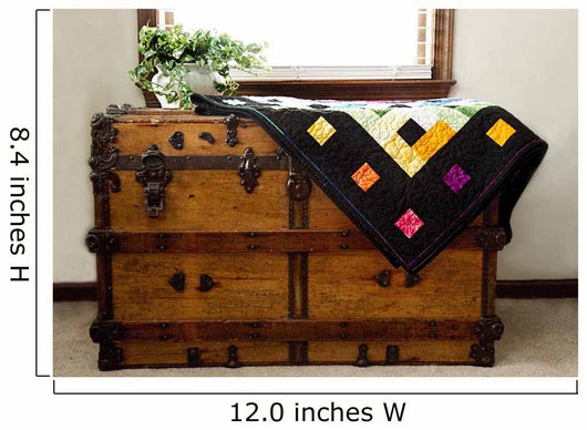 Quilt on Wooden Chest 