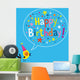Happy Birthday Card Wall Decal