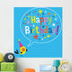Happy Birthday Card Wall Decal