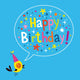 Happy Birthday Card Wall Decal