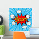 Boom with radial speed. comic speech bubble 