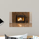 Fireplace in a new house Wall Mural