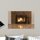 Fireplace in a new house Wall Mural
