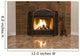 Fireplace in a new house Wall Mural