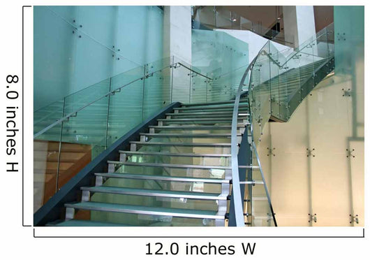 Glass Stairs Wall Mural
