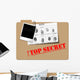Top Secret follder Wall Decal