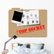 Top Secret follder Wall Decal
