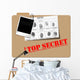 Top Secret follder Wall Decal