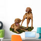 Two Dogs Hungarian Pointer-magyar Vizsla Wall Decal