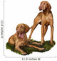 Two Dogs Hungarian Pointer-magyar Vizsla Wall Decal