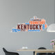 Kentucky USA State Map Tag Cloud Wall Decal