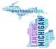 Michigan USA State Map Wall Decal