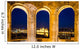 Budapest, night view Parliament  from Fisherman's Bastion Wall Mural