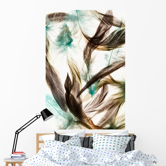 Color Feathers Wall Decal