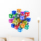Cloud of mobile application icons 