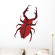 Stylized Staghorn Beetle Wall Decal