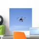 Octacopter Drone Flying Wall Decal