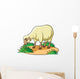 Sheep Cartoon Wall Decal