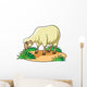 Sheep Cartoon Wall Decal
