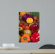 Organic healthy vegetables and fruits Wall Mural