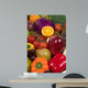 Organic healthy vegetables and fruits Wall Mural
