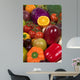 Organic healthy vegetables and fruits Wall Mural