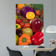 Organic healthy vegetables and fruits Wall Mural