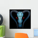 Goat skull. Hi-tech style Wall Decal