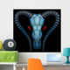 Goat skull. Hi-tech style Wall Decal