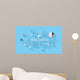Big data analysis illustration Wall Mural