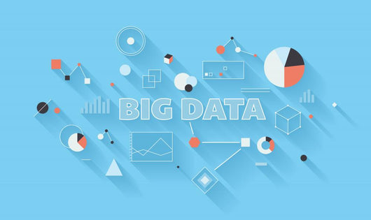 Big data analysis illustration Wall Mural