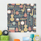 Seamless Pattern with Music Wall Decal