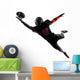 american football player catching ball  silhouette 