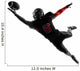 american football player catching ball  silhouette 