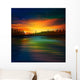 abstract nature background with sunrise Wall Mural