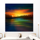 abstract nature background with sunrise Wall Mural