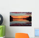 Sunrise Marina Pier with Wall Decal