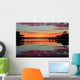 Sunrise Marina Pier with Wall Decal