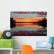 Sunrise Marina Pier with Wall Decal