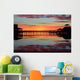 Sunrise Marina Pier with Wall Decal