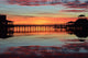 Sunrise Marina Pier with Wall Decal